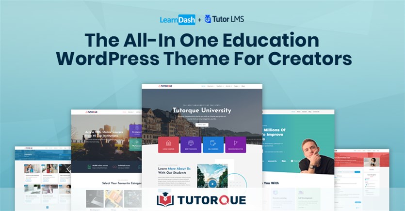Tutorque WordPress LMS theme for teachers