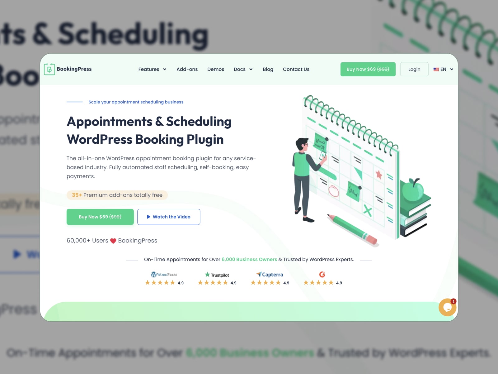 The BookingPress appointments plugin.