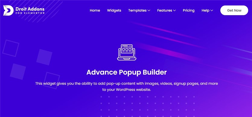 Droit Addons Elementor WordPress Popup plugin