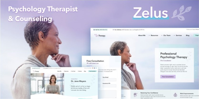 Zelus Therapist Themes for WordPress