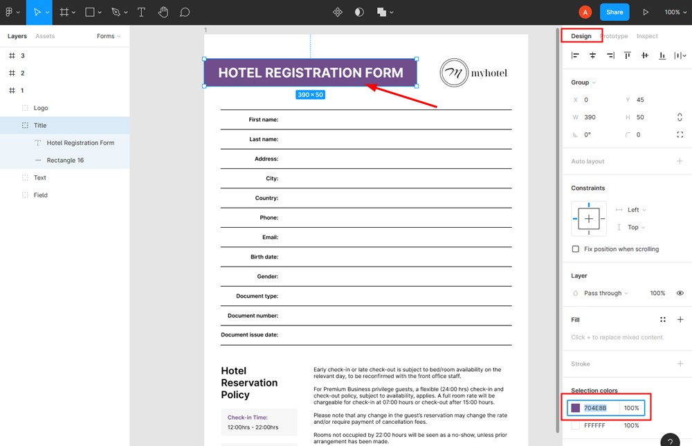 Free Hotel Registration Form Templates - MotoPress