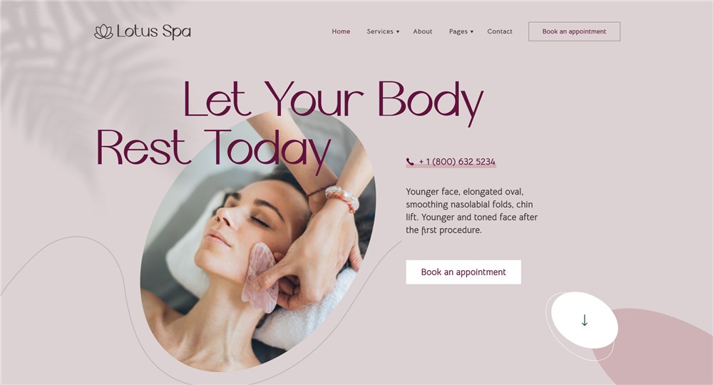 lotus spa theme