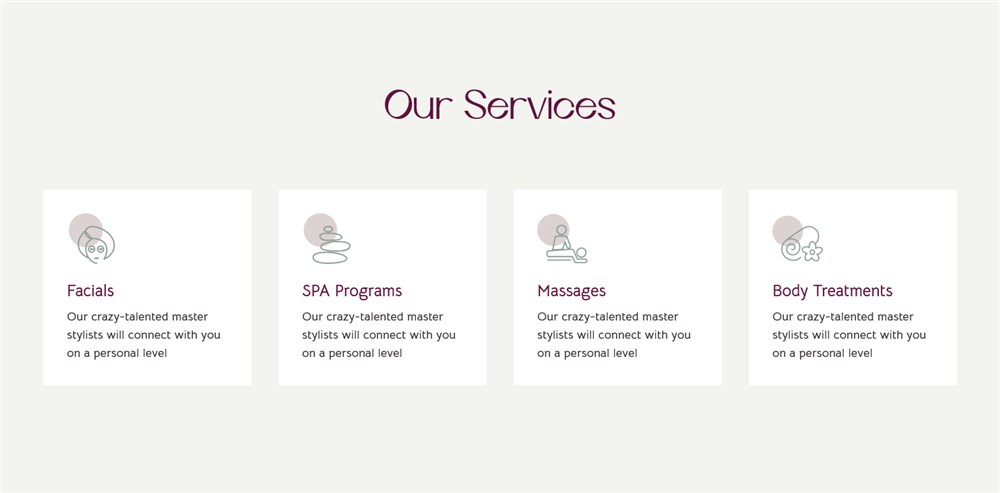 services salon booking system