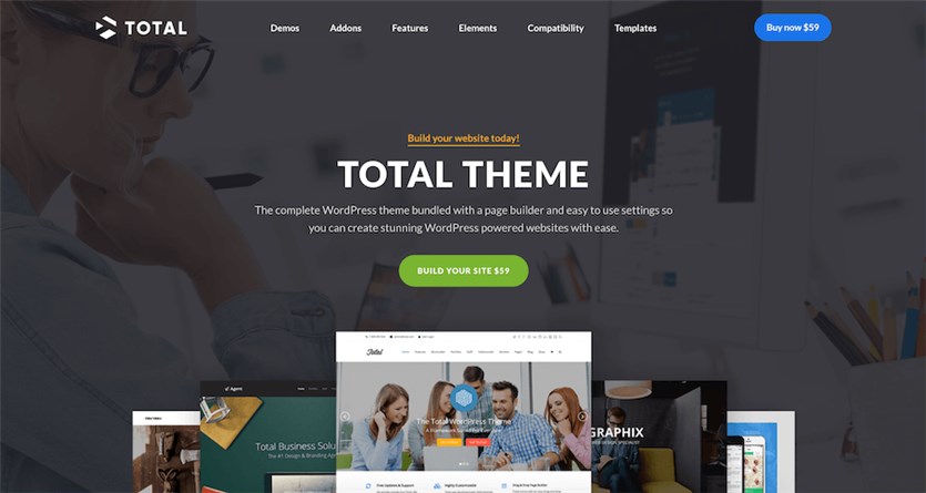 Total best WordPress themes for beginners