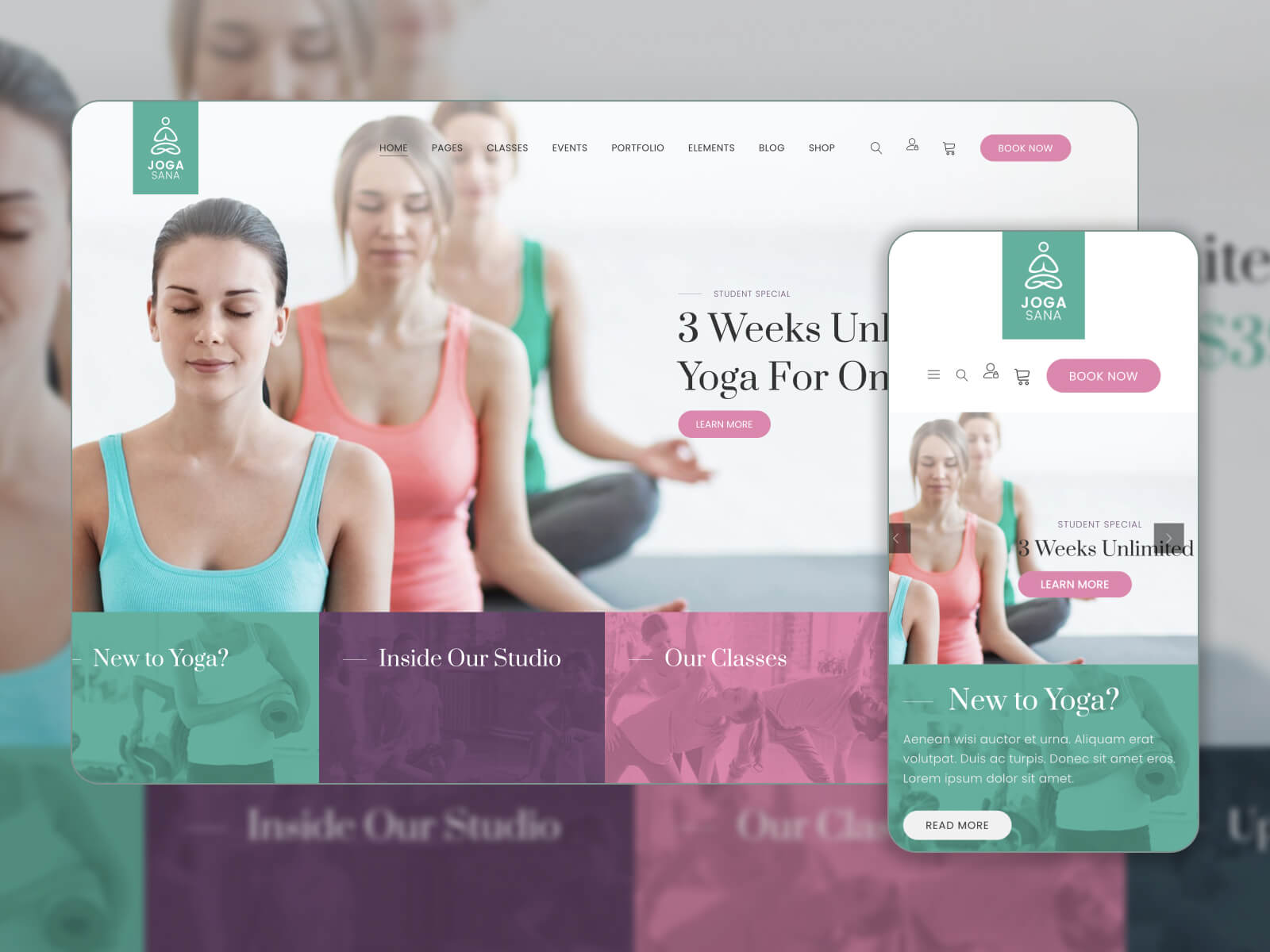 Yoga Colors to Use for a Website or Studio Interior