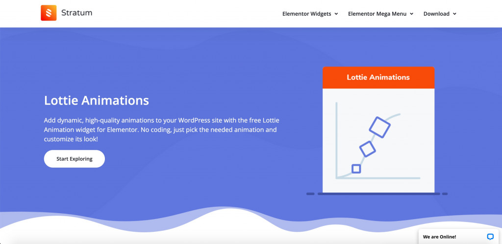 Stratum Lottie Animation for Elementor