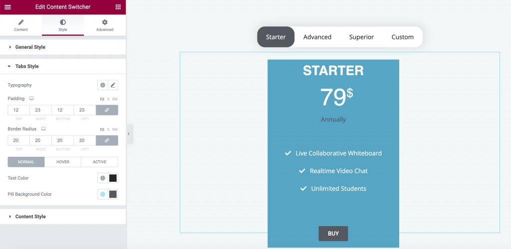 Stratum Content Switcher 4