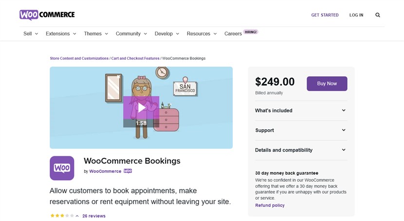 woocommerce appointments