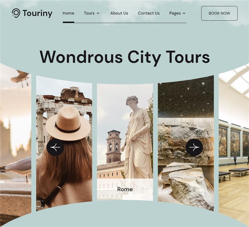 Touriny travel WordPress themes