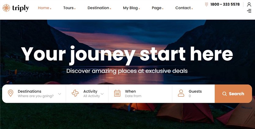 Triply wordpress travel themes