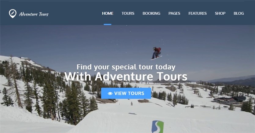 Adventure Tours wp theme for travel agency