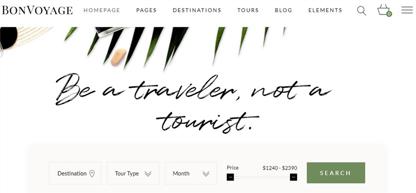 BonVoyage wp themes