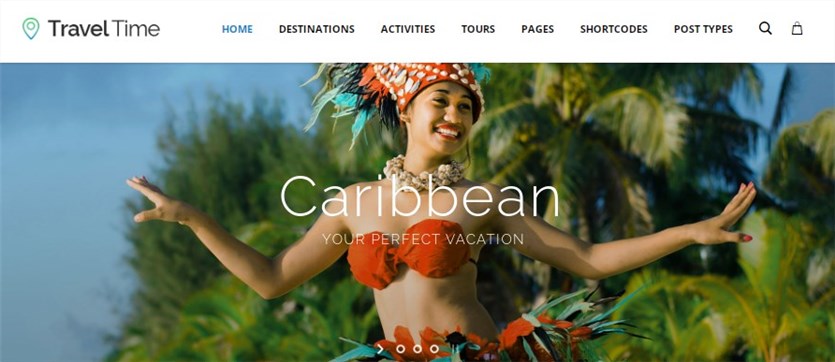 Travel Time travel agency theme WordPress