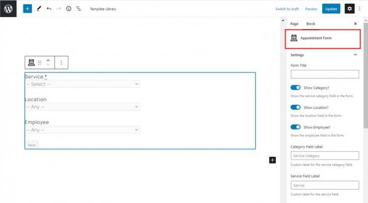 How to work with the appointment booking widget - Restline - MotoPress