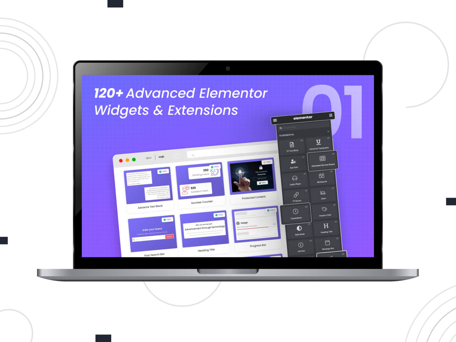 The Plus Addons - one of the best WordPress banner plugins for Elementor.