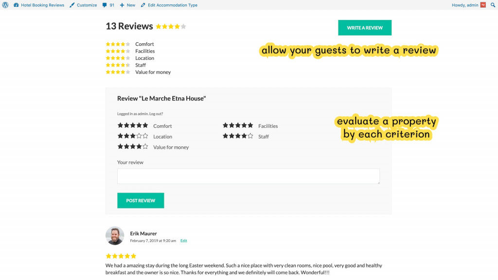 write new review