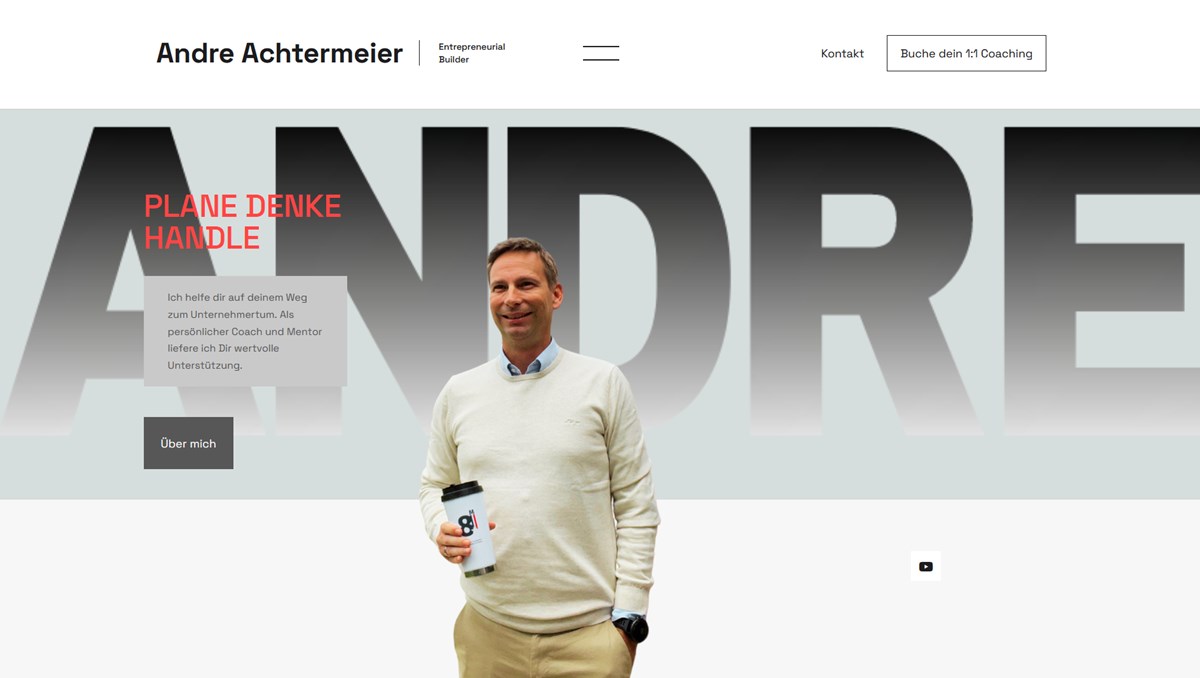 The andre achtermeier coach website.