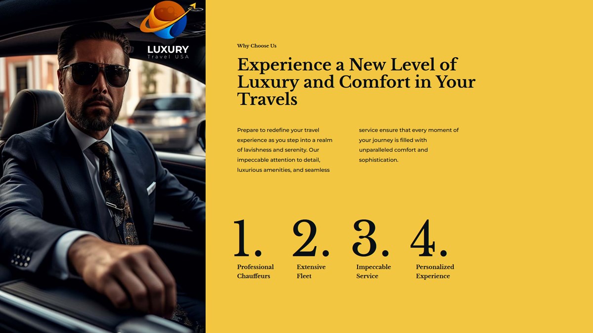 The luxury travel USA website.
