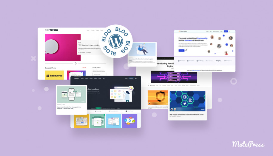 A featured image of blogs for developers in WordPress.