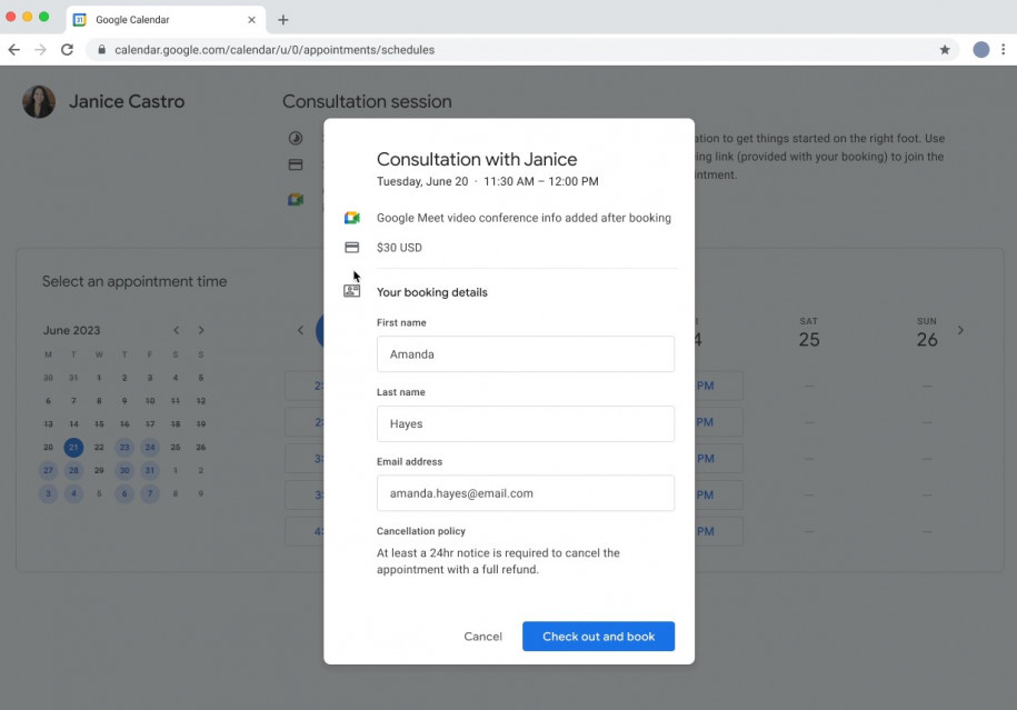 How to Use Google Calendar for Booking Appointments - MotoPress