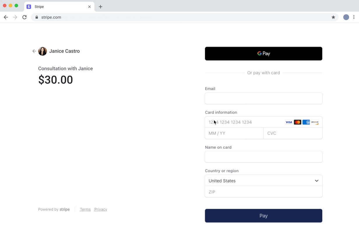 Google Booking Appointments: Take Payments with Stripe MotoPress