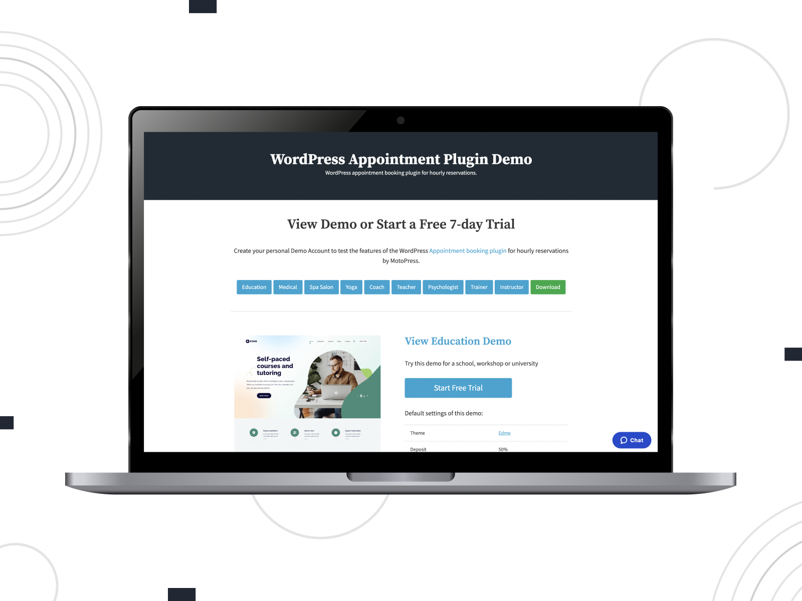 Photo of MotoPress booking form template.