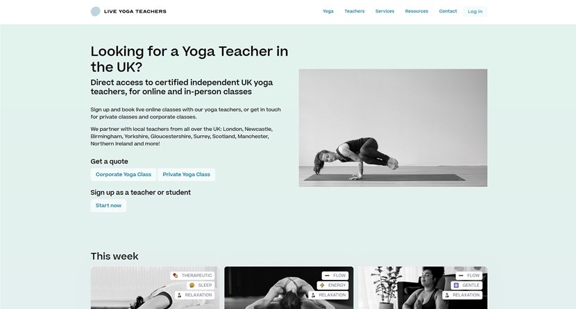 Live yoga teachers.