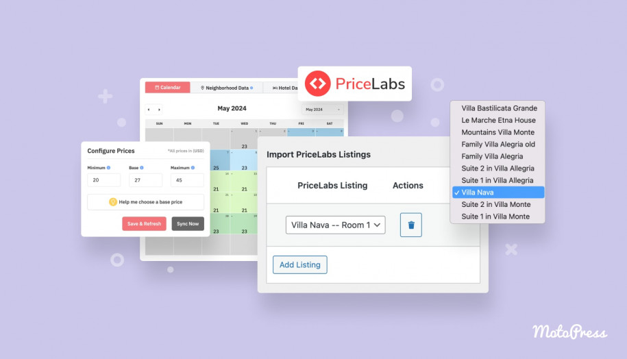 Pricelabs WordPress integration.