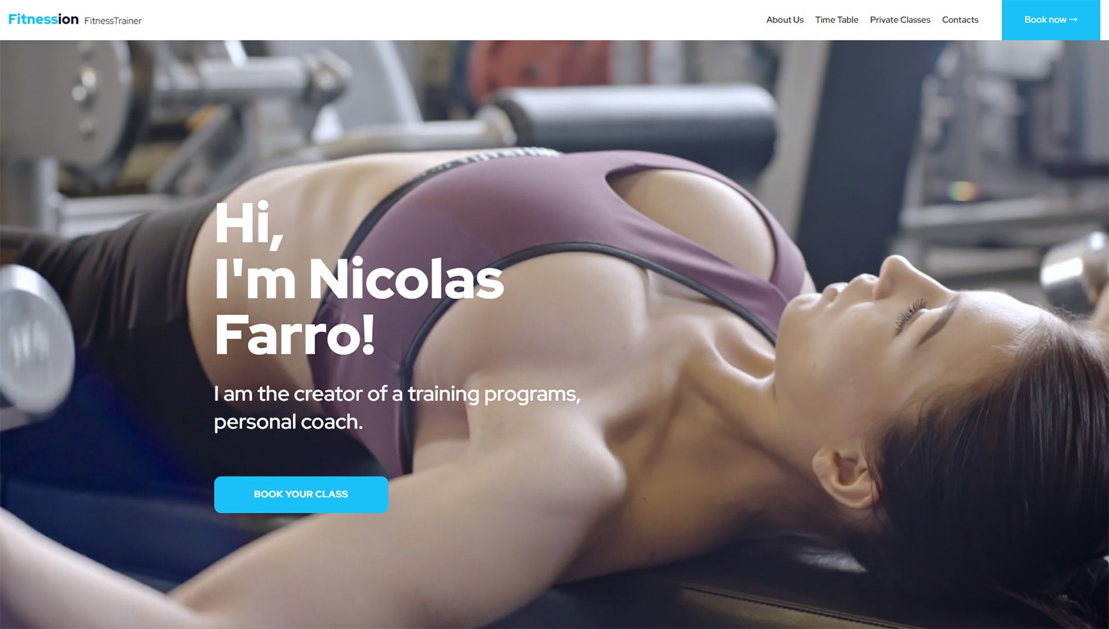 Photo of Fitnession, a flexible & customizable fitness theme for WordPress.