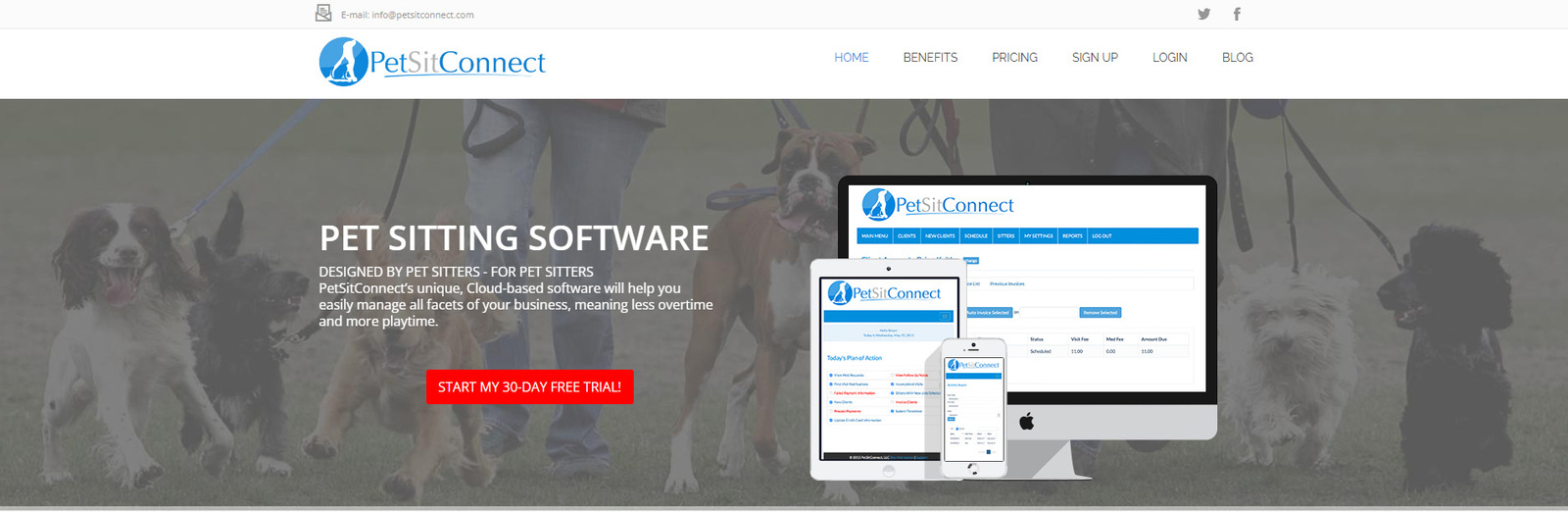 Snapshot of PetSitConnect, a top-rated pet-sitting app option.