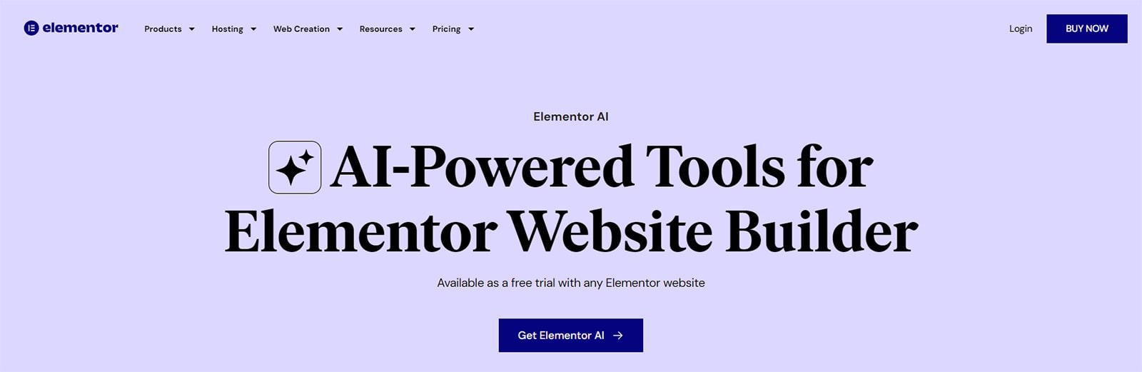 Photograph of Elementor, a flexible WordPress AI plugin with a Prompt Enhancer for suggesting better prompts.