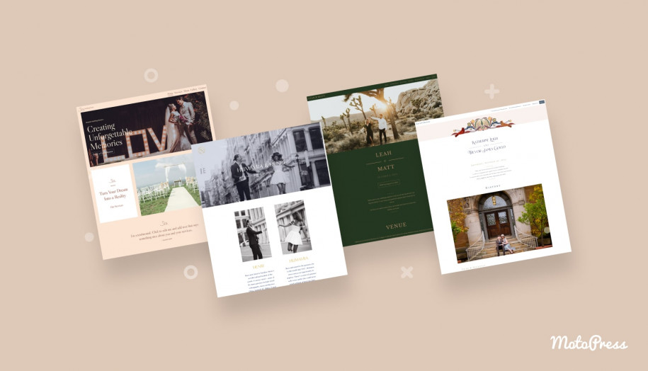 An image featuring best wedding website Examples.