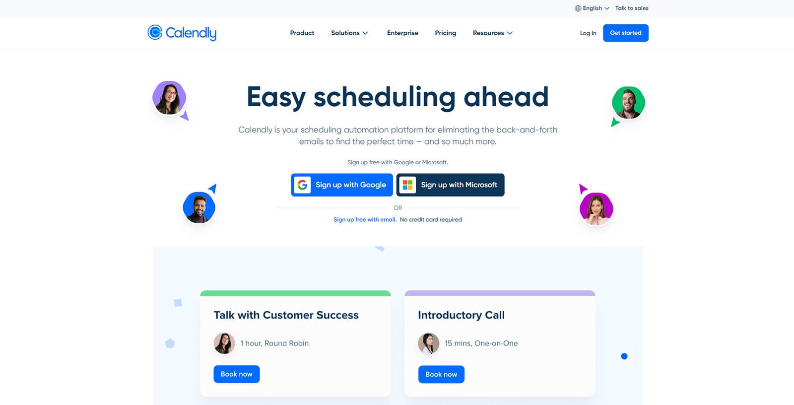 Photo of Calendly, an affordable online scheduling platform for businesses and their teams.