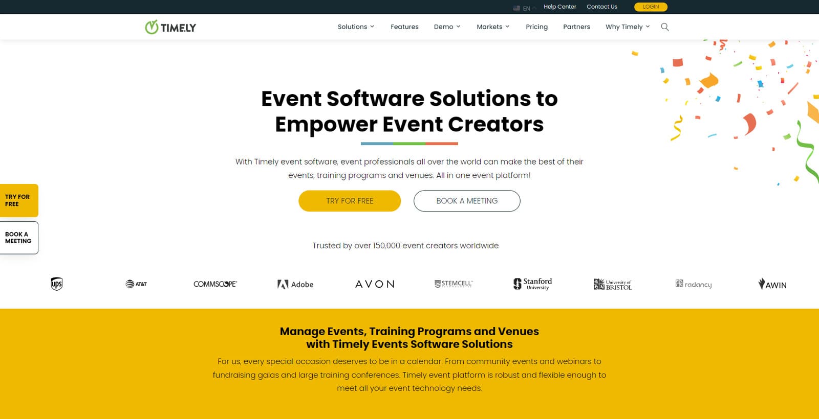 Graphic of Timely All-in-One Events Calendar, the best WordPress event registration plugin with customizable event timezone.