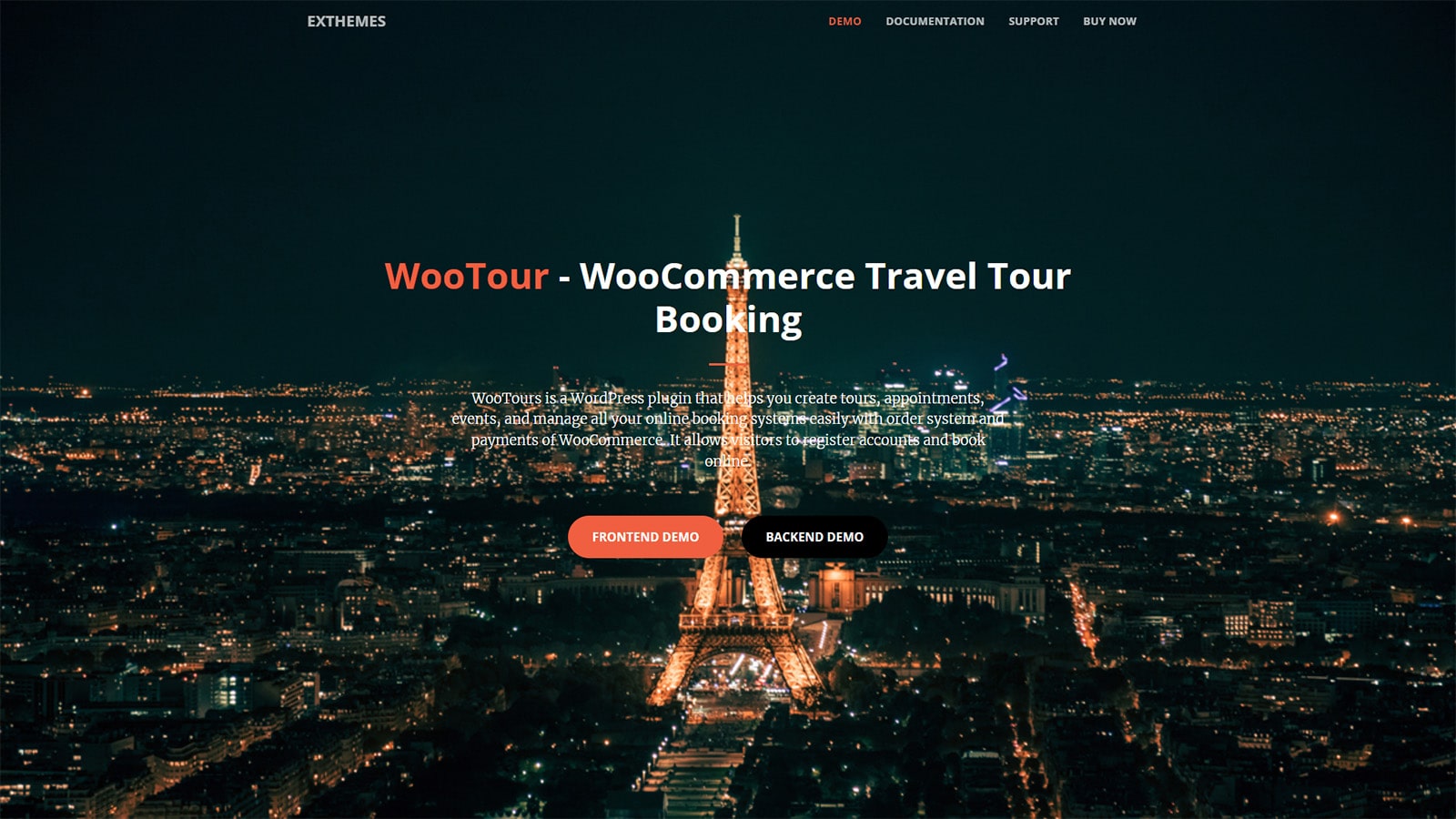 Illustration of WooTour, the best WordPress tour booking plugin with a review & coupon system.