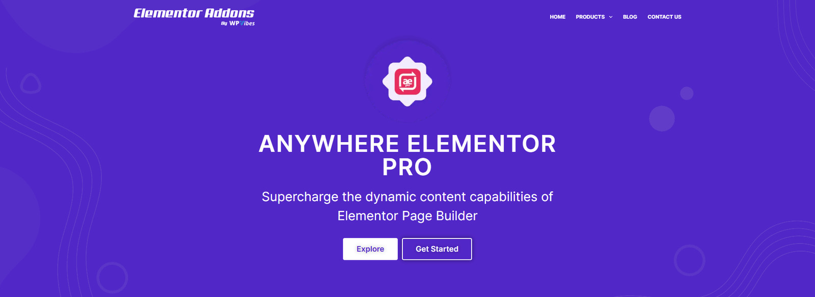 Image of AnyWhere Elementor Pro, a plugin that supports Elementor dynamic content feature with 12 dynamic widgets.