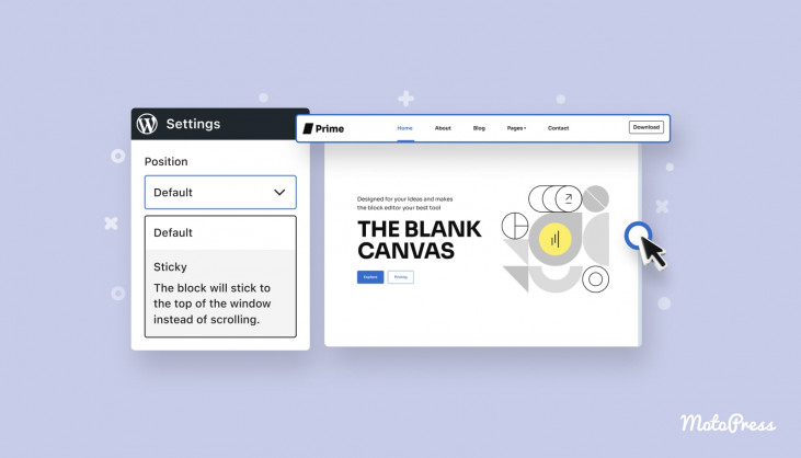 How to Create a WordPress Sticky Header without Plugin (Using a Group ...