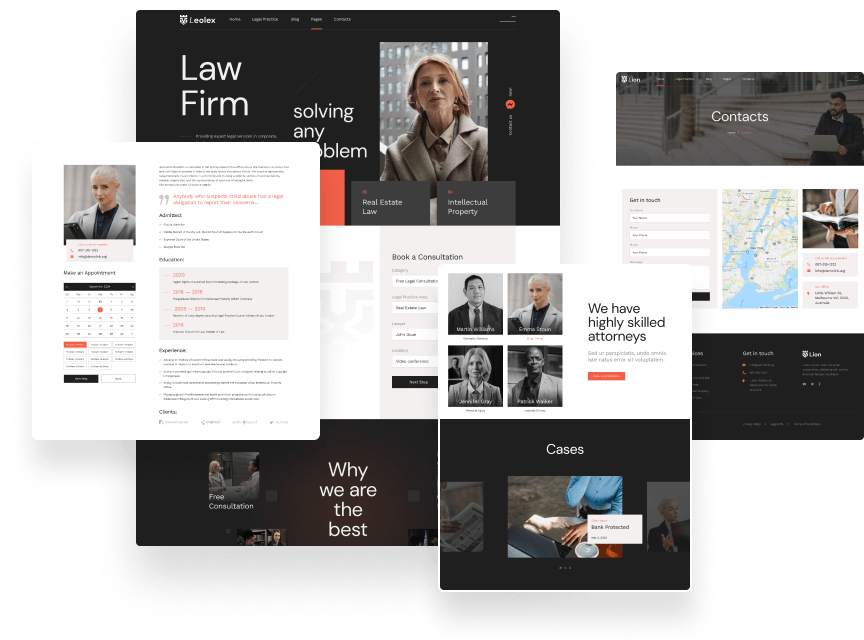 Stylish & Powerful Design for Your Law Firm