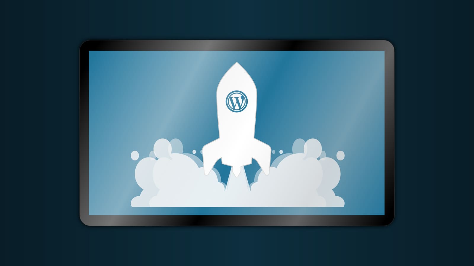 Graphic of WordPress as a leading CMS for those working on a law firm website.