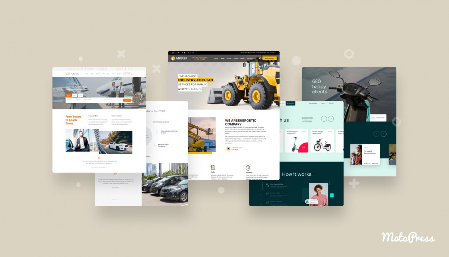 Equipment Rental Themes WordPress.