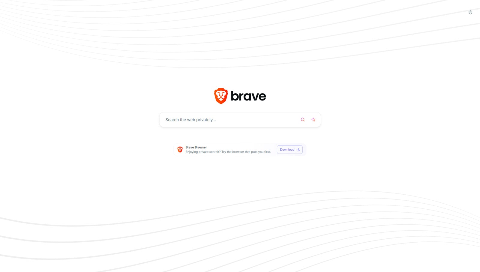 Graphic of Brave Search, one of the top search engines with an independent search index.