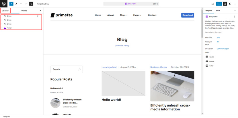 How to View the Structure of Your WordPress Template