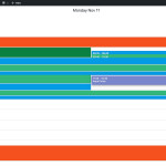 WordPress Events Calendar - Day View