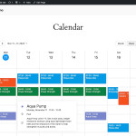 WordPress Events Calendar