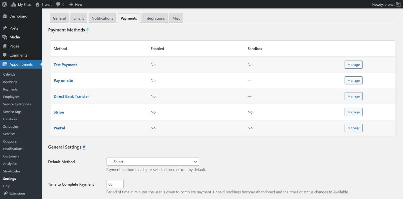 Portrait of available payment methods required for those who want to create travel agency website.