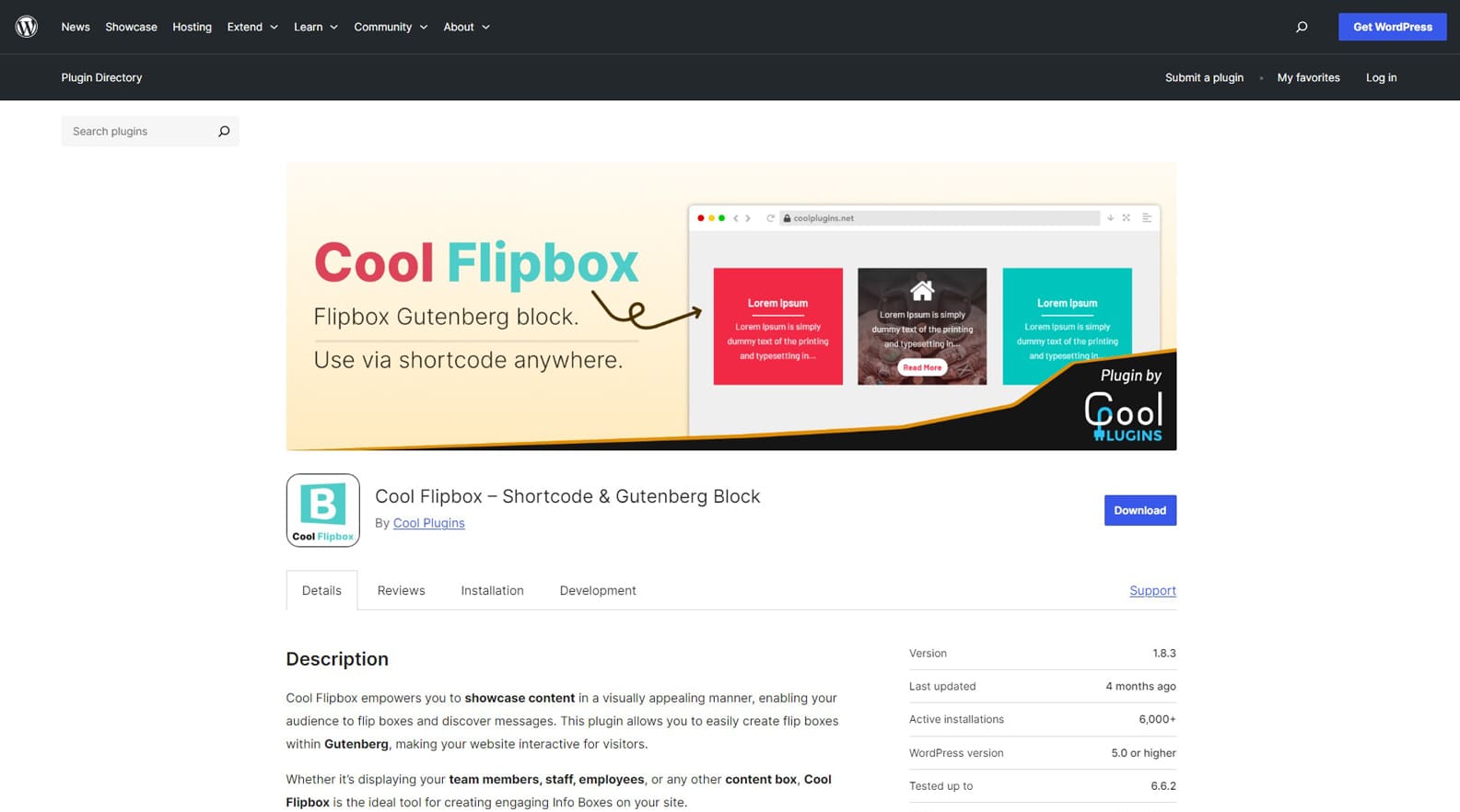 View of Cool Flipbox, one of WordPress flip box plugins with multiple alignment options.