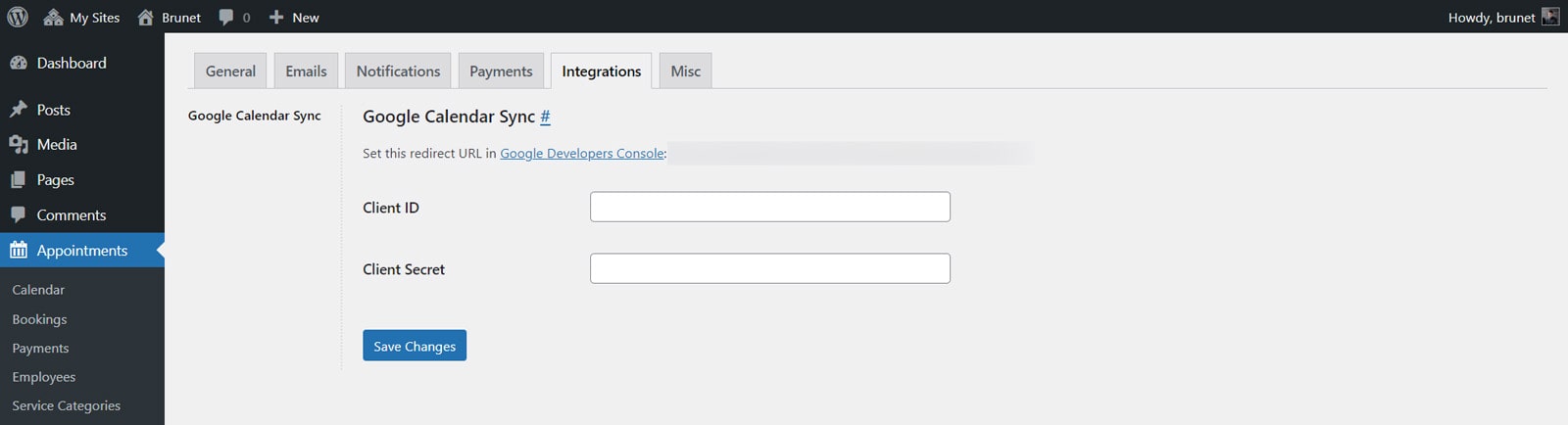 Image of integrating Google Calendar using the Appointment Booking plugin useful for those who want to create travel agency website.