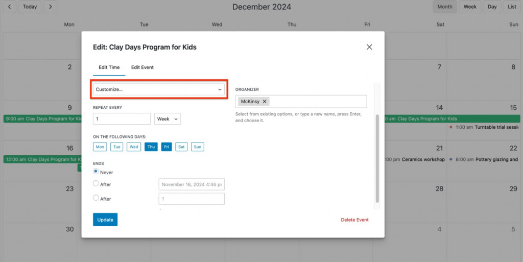New WordPress Event Schedule Plugin for Visual Scheduling - MotoPress