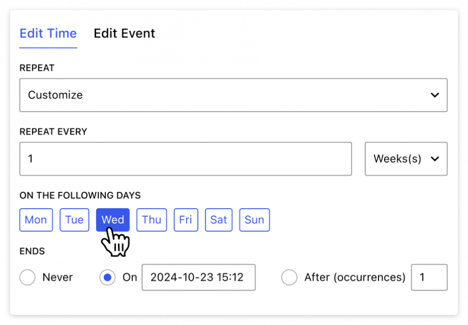 WordPress Events Calendar Visual Builder for Events Schedule MotoPress