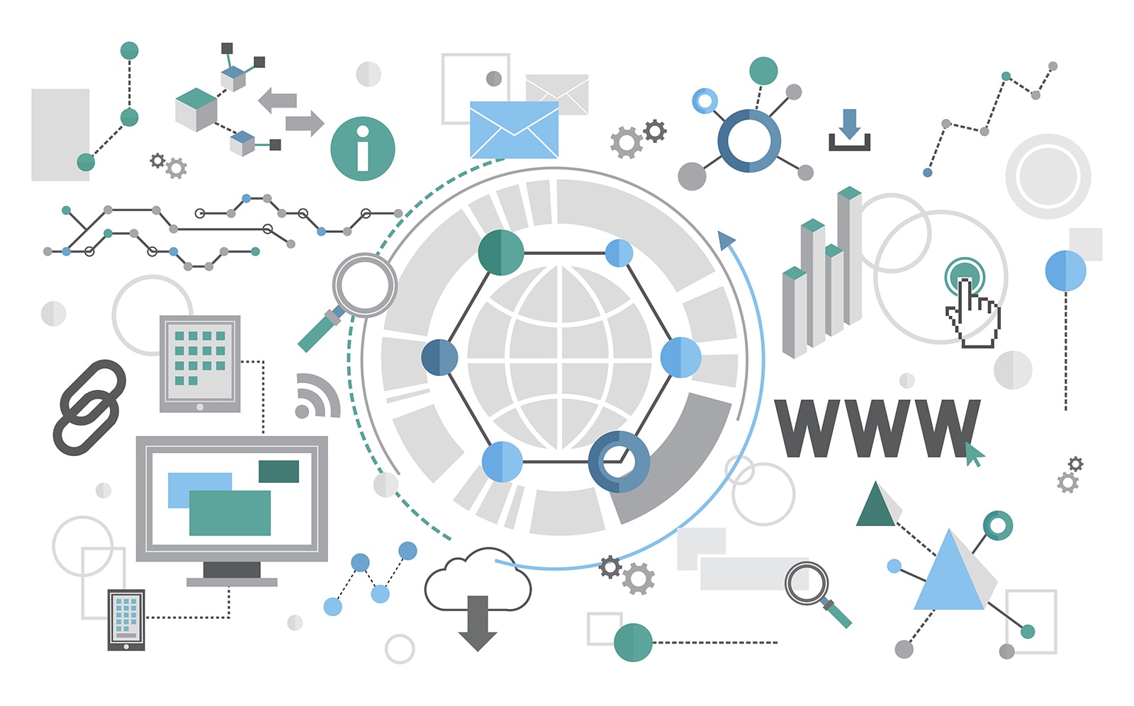 Photograph of domain representation useful for those learning how to build a direct booking website.